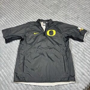 Nike Storm-Fit short-sleeve 1/4 zip Oregon Ducks team-issued jacket size M